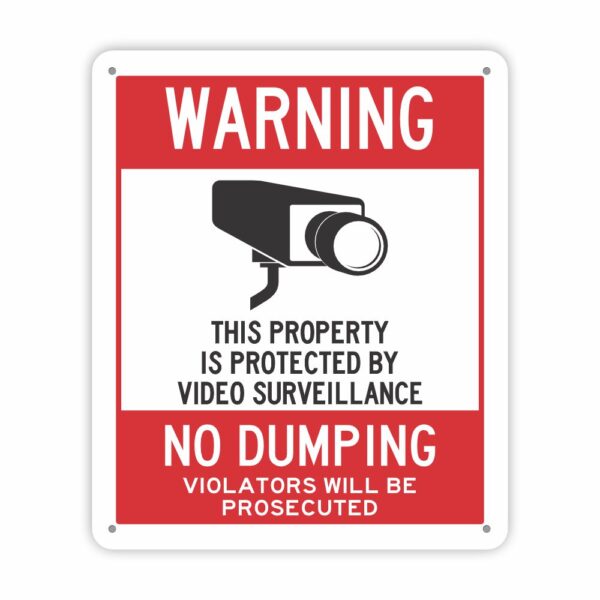 no-dumping-video-surveillance-sign-my-sign-station for Free Printable No Dumping Signs NO DUMPING VIDEO SURVEILLANCE SIGN - My Sign Station for Free Printable No Dumping Signs