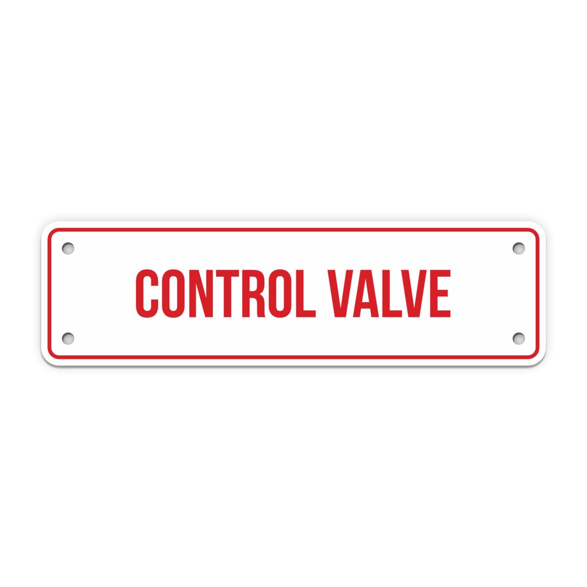 CONTROL VALVE SIGN My Sign Station