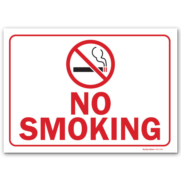 NO SMOKING SIGN