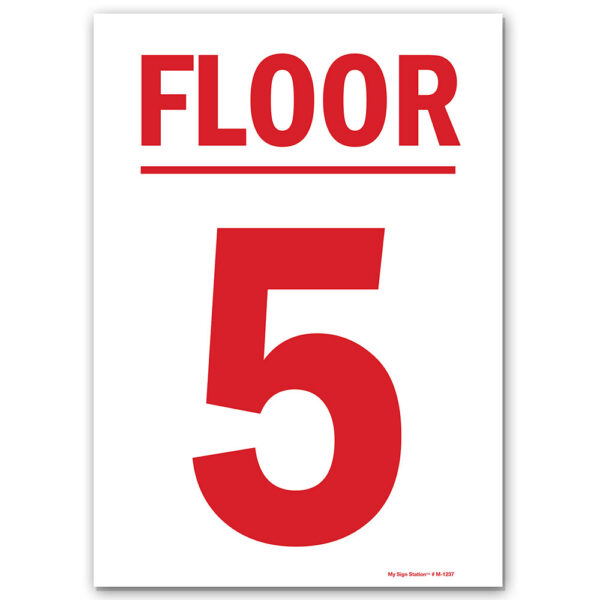 FLOOR 5 SIGN