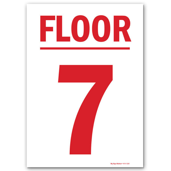 FLOOR 7 SIGN