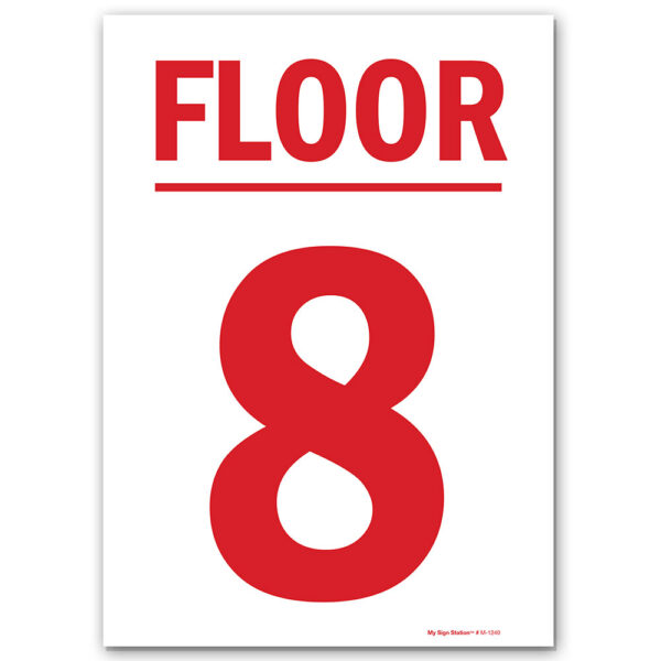 FLOOR 8 SIGN