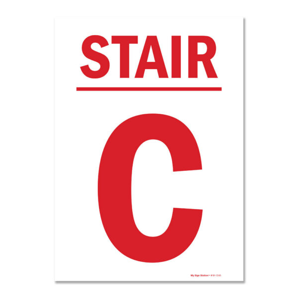 STAIR C SIGN