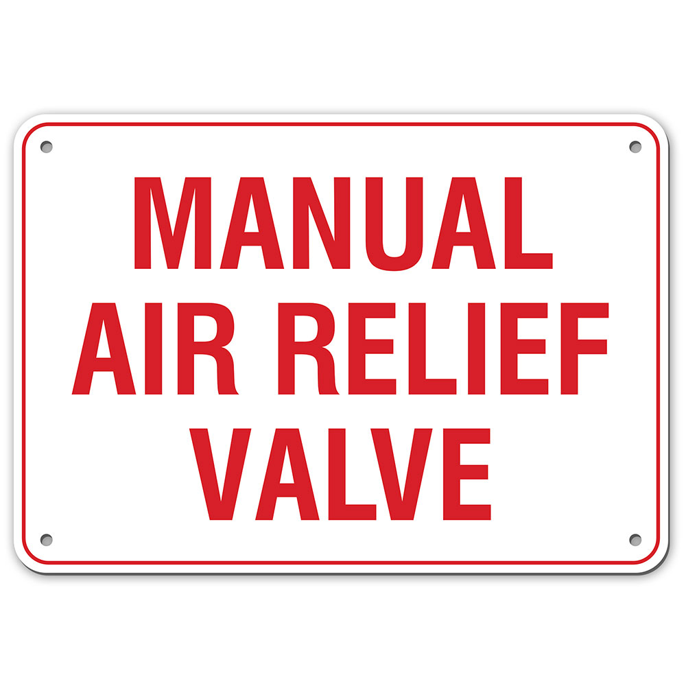 MAIN AIR RELIEF SIGN - My Sign Station