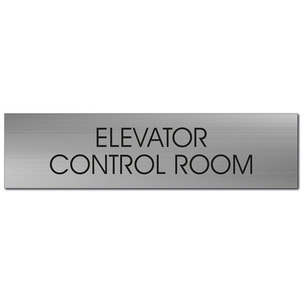 ELEVATOR CONTROL ROOM SIGN My Sign Station