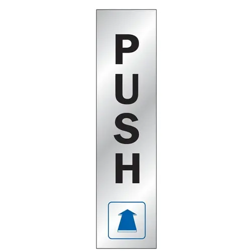 Push Sign Sticker PUSH STICKER HYKO - My Sign Station